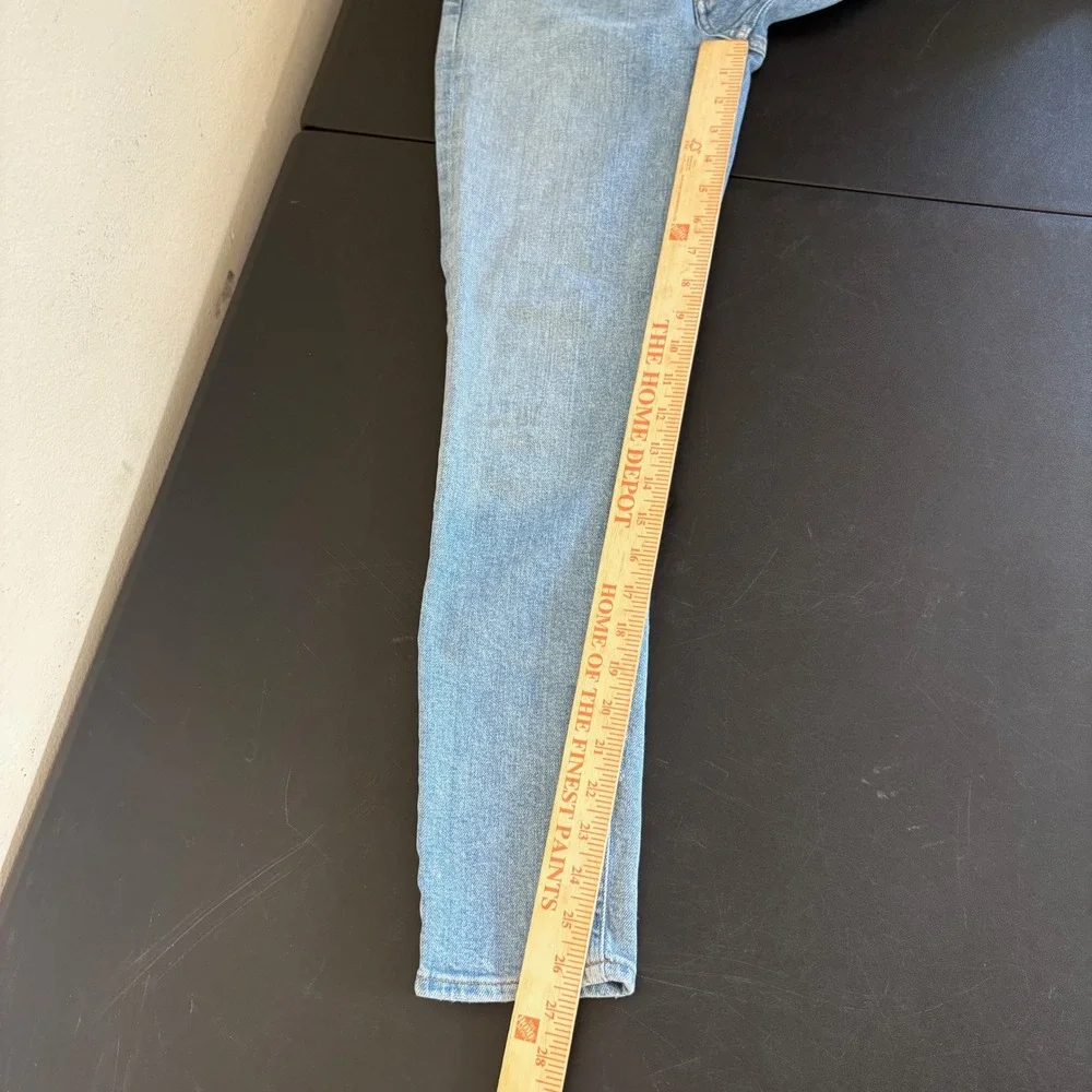 Agolde Nico High Rise Slim Fit Skinny Jeans Women's Size 27 Light Wash
